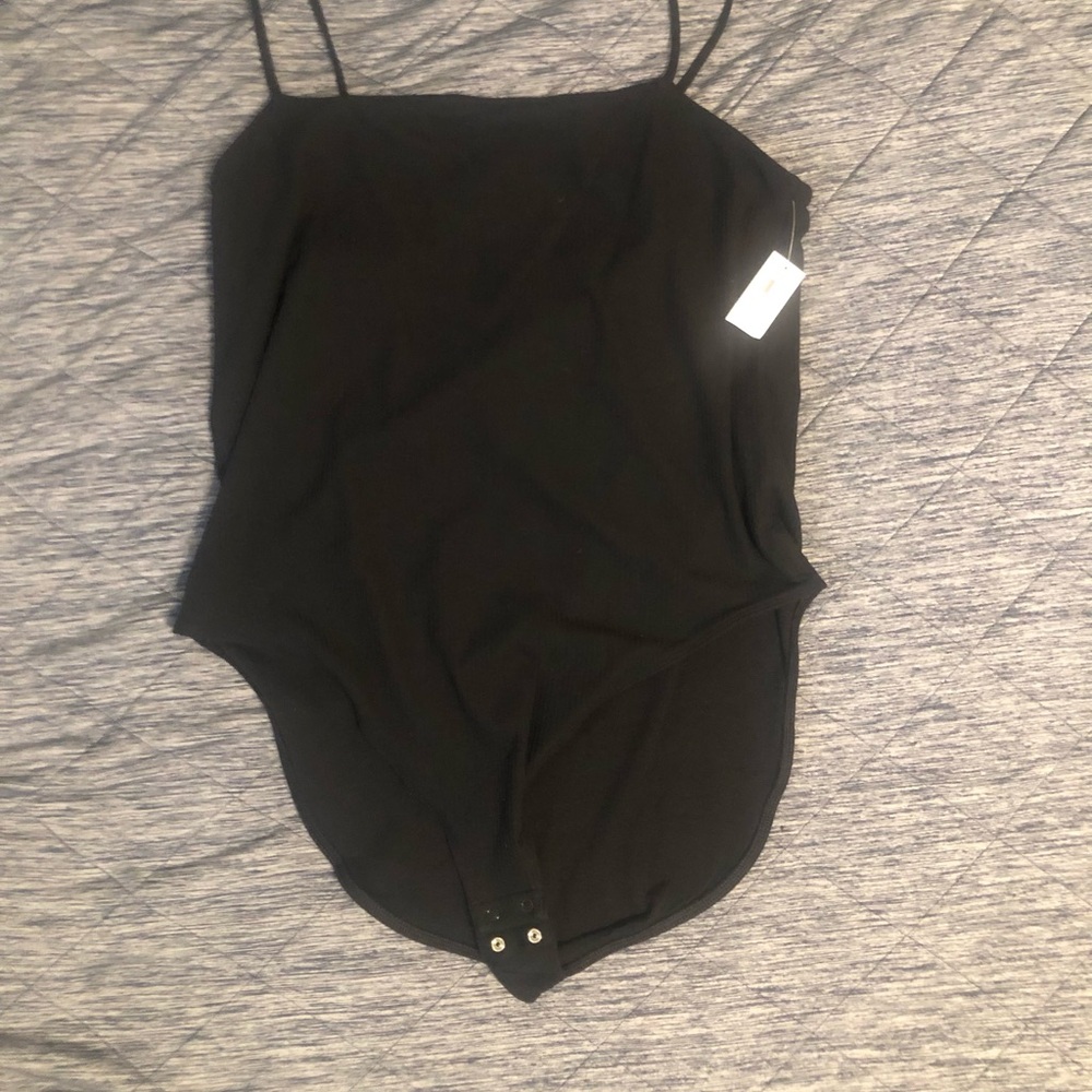 Old Navy Black Spaghetti-Strap Bodysuit